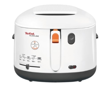 Tefal FF1631 Fritteuse One Filtra / 1.900 Watt / wärmeisoliert/ 1,2 kg Fassungsvermögen / weiß/anthrazit - 1